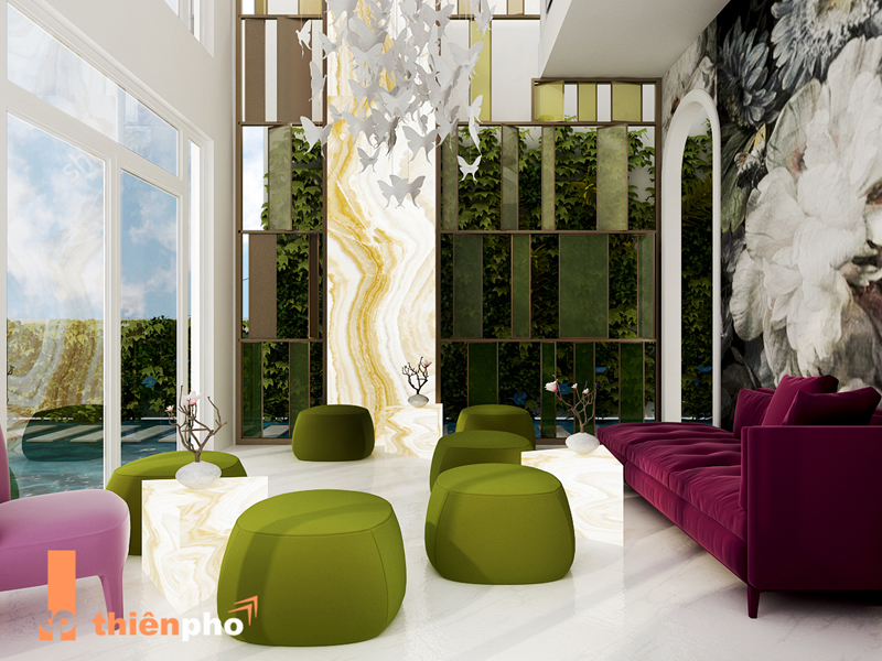 sảnh tiếp tân?>