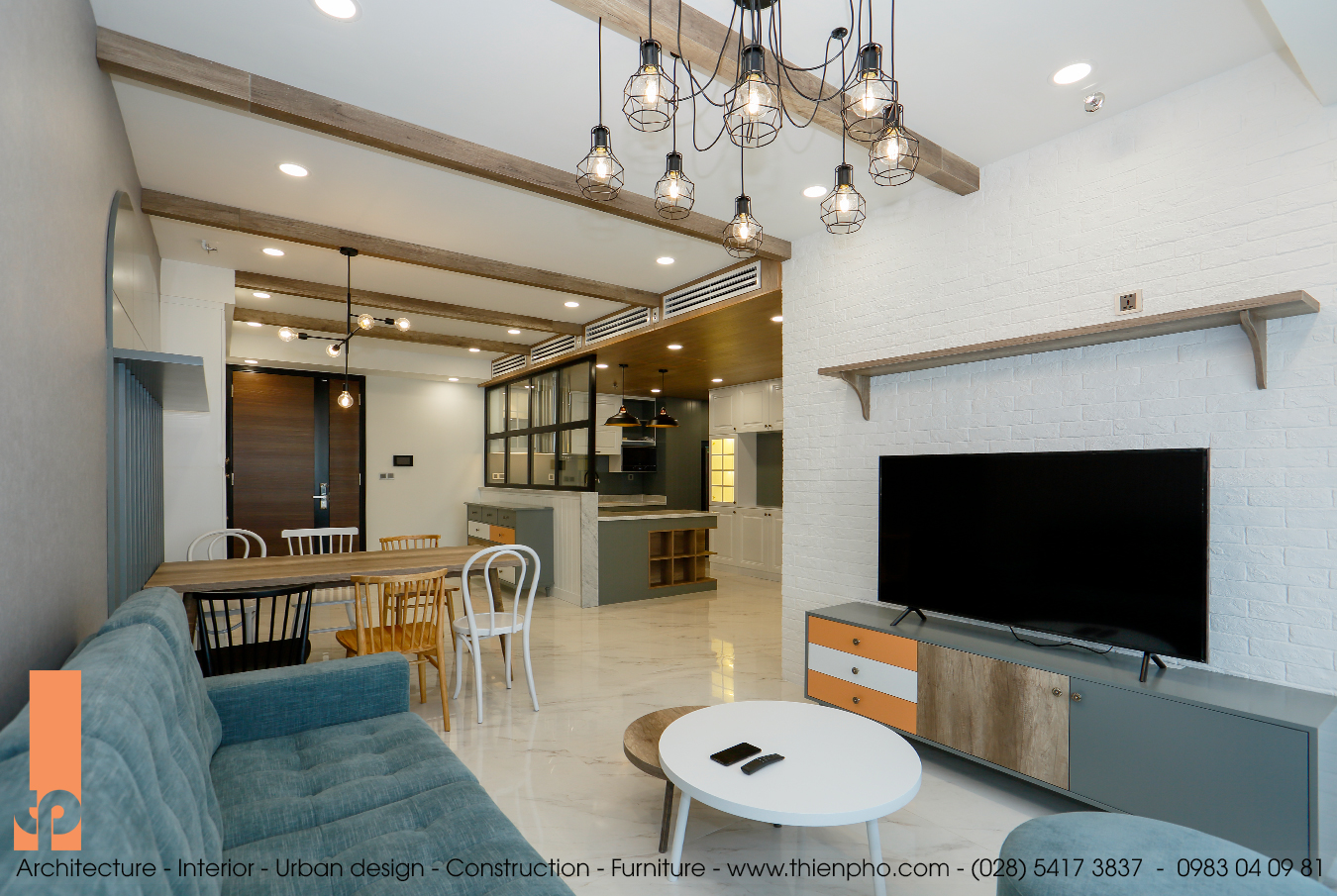 Hình ảnh thi công hoàn thiện nội thất căn hộ C5-04 Midtown, Phú Mỹ Hưng