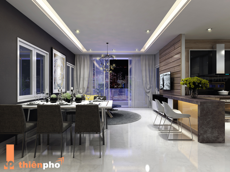 dinning + phòng khách?>