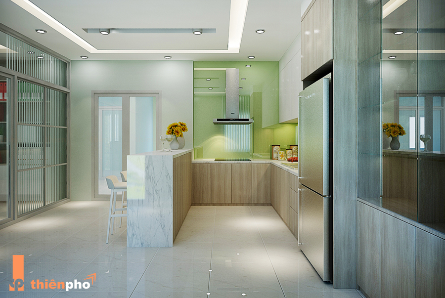 khu vực phòng ăn và bếp?>