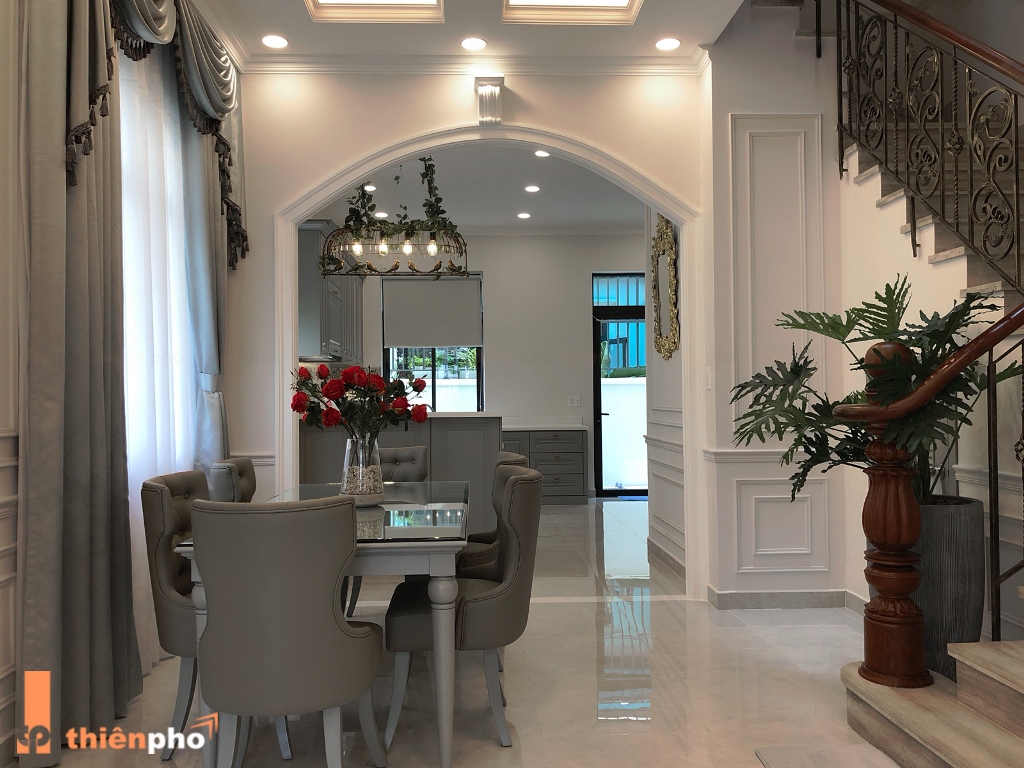 Hình ảnh thi công hoàn thiện nội thất biệt thự Lake View, Q.2