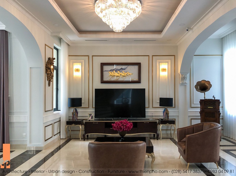 Hình ảnh thi công hoàn thiện nội thất biệt thự Vinhomes Victoria, Q.1